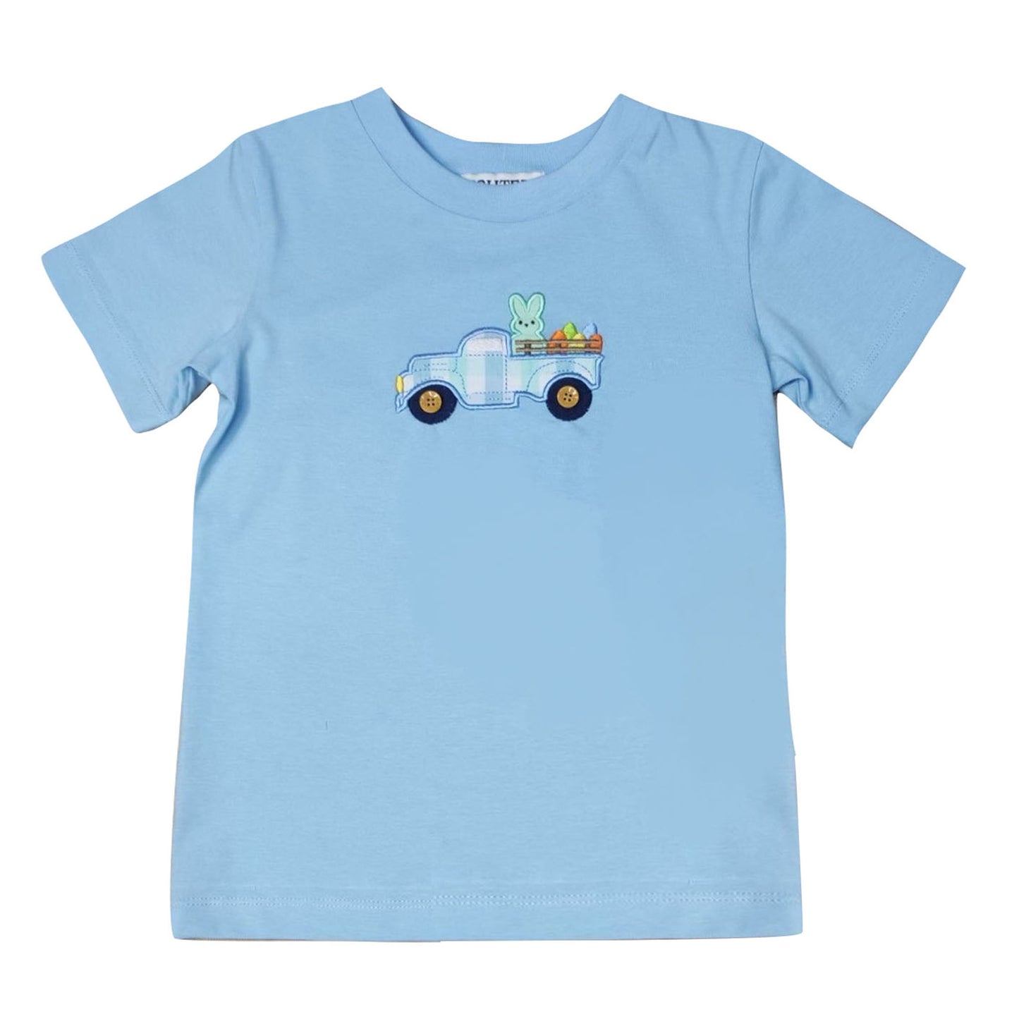 Ishtex Blue Easter Truck Boy's T-Shirt