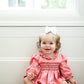 Ruth and Ralph Festive Red and Green Smocked Bridget Bubble
