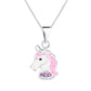 Sterling Silver Girls Stardust Unicorn Necklace for Kids