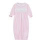 Magnolia Baby Little Ducklings Classics Smocked Gown - Pink