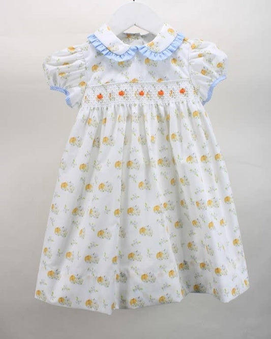 Baby Blessings Serenity Light Blue Pumpkin Dress