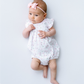 Magnolia Baby Little Golfer Print Bubble--Pink