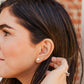 Sterling Silver Screw-Back White Pearl Earrings for Children