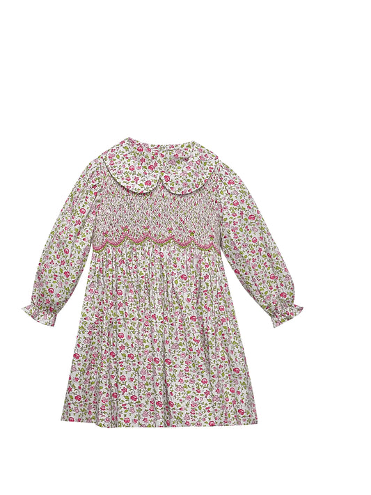 Remember Nguyen Fuchsia Pink Flower Cate Dress