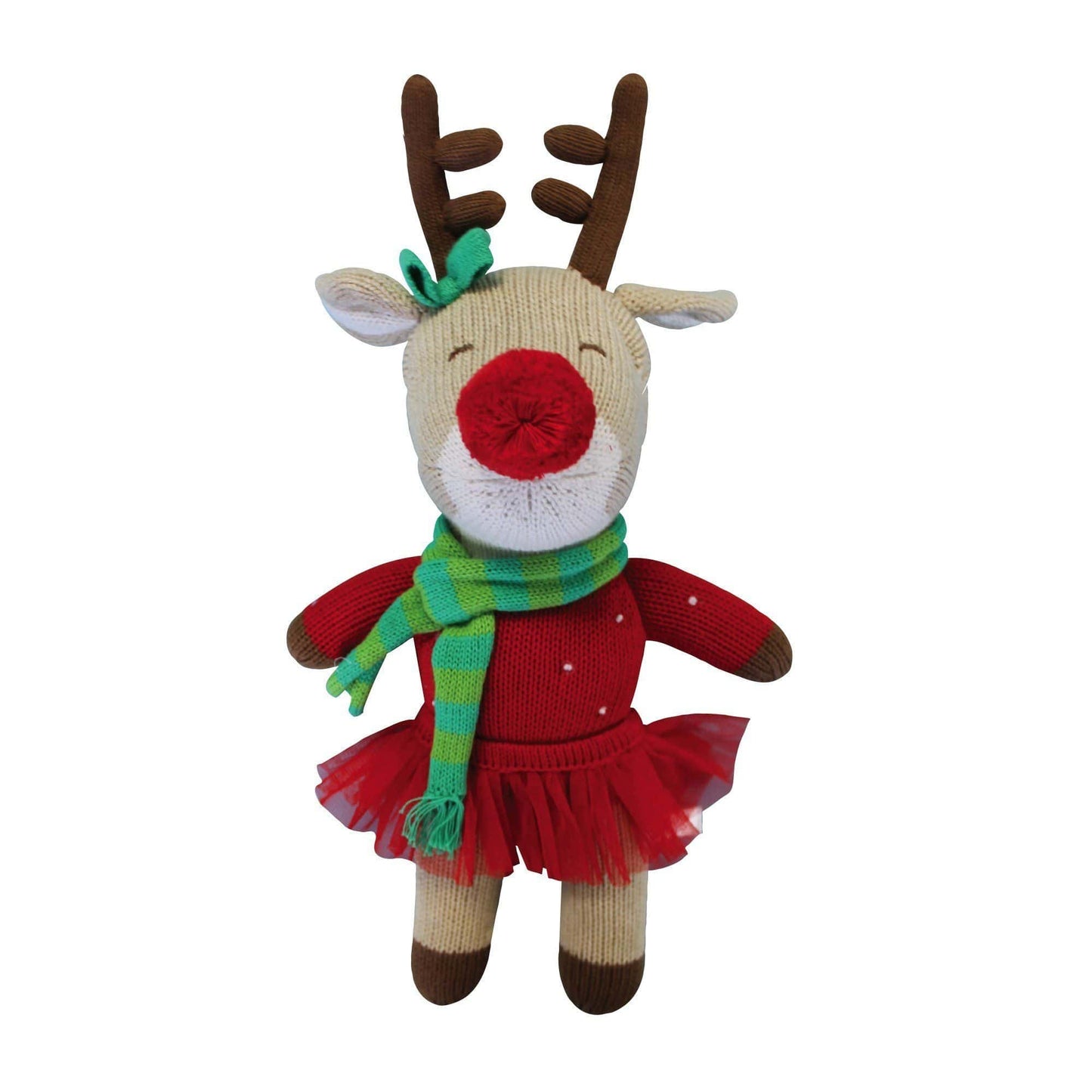 Zubels Ruby the Reindeer Knit Doll