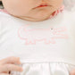 Magnolia Baby Gator Applique Ruffle Bubble - Pink