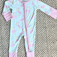 Sweet Bay Clothing Pelican Zipper Onesie--Pink