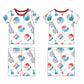 Sweet Bay Clothing Patriotic Beach Toys Pajama Short Set