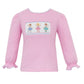 Anavini Ballerinas Pink Knit Girls L/S T-Shirt