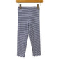 Trotter Street Scallop Leggings--Navy Stripe