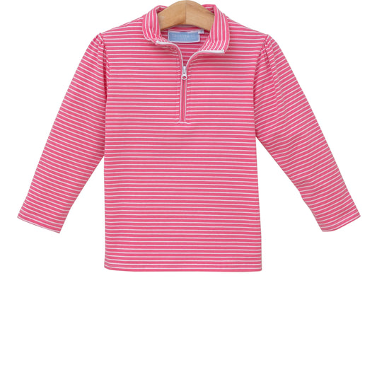 Trotter Street Tori Pullover -Lavender Stripe