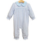 Trotter Street Abigail Romper-Light Blue