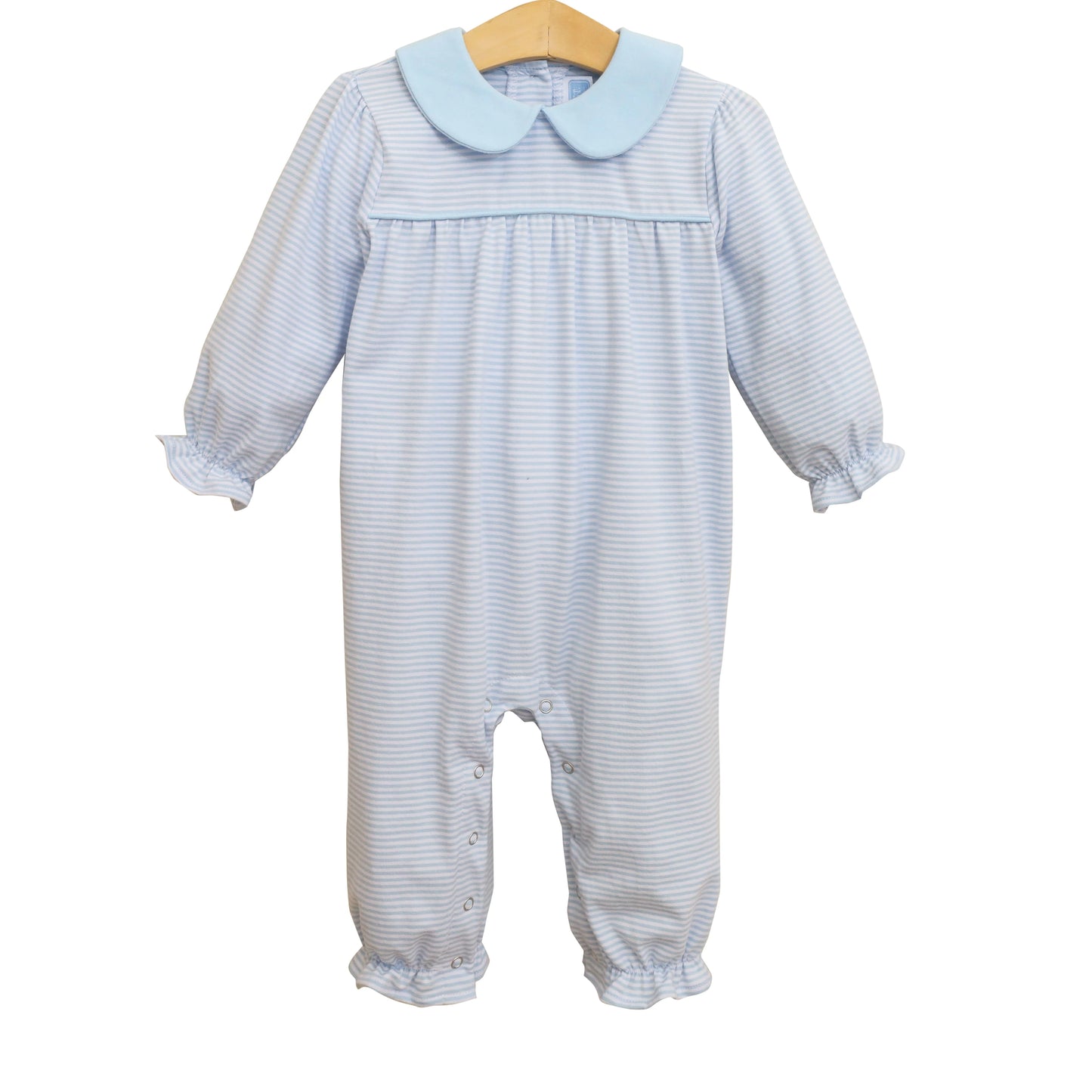 Trotter Street Abigail Romper-Light Blue
