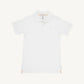 Beaufort Bonnet Prim and Proper Pima Onesie--Worth Ave White/Wood Boat Blue