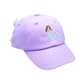 Bits and Bows Lavender Mermaid Bow Baseball Hat