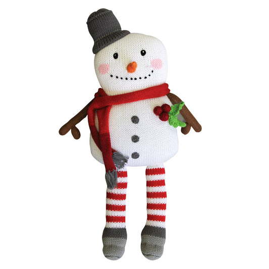 Zubels Mac the Snowman Knit Doll