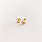 Pip Pop Post Daisy Stud Earrings - Hypoallergenic, Flat Back, Girl Gift