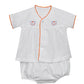 Southern Saturday Remember Nguyen Orange/Purple Clemson Unisex Diaper Set
