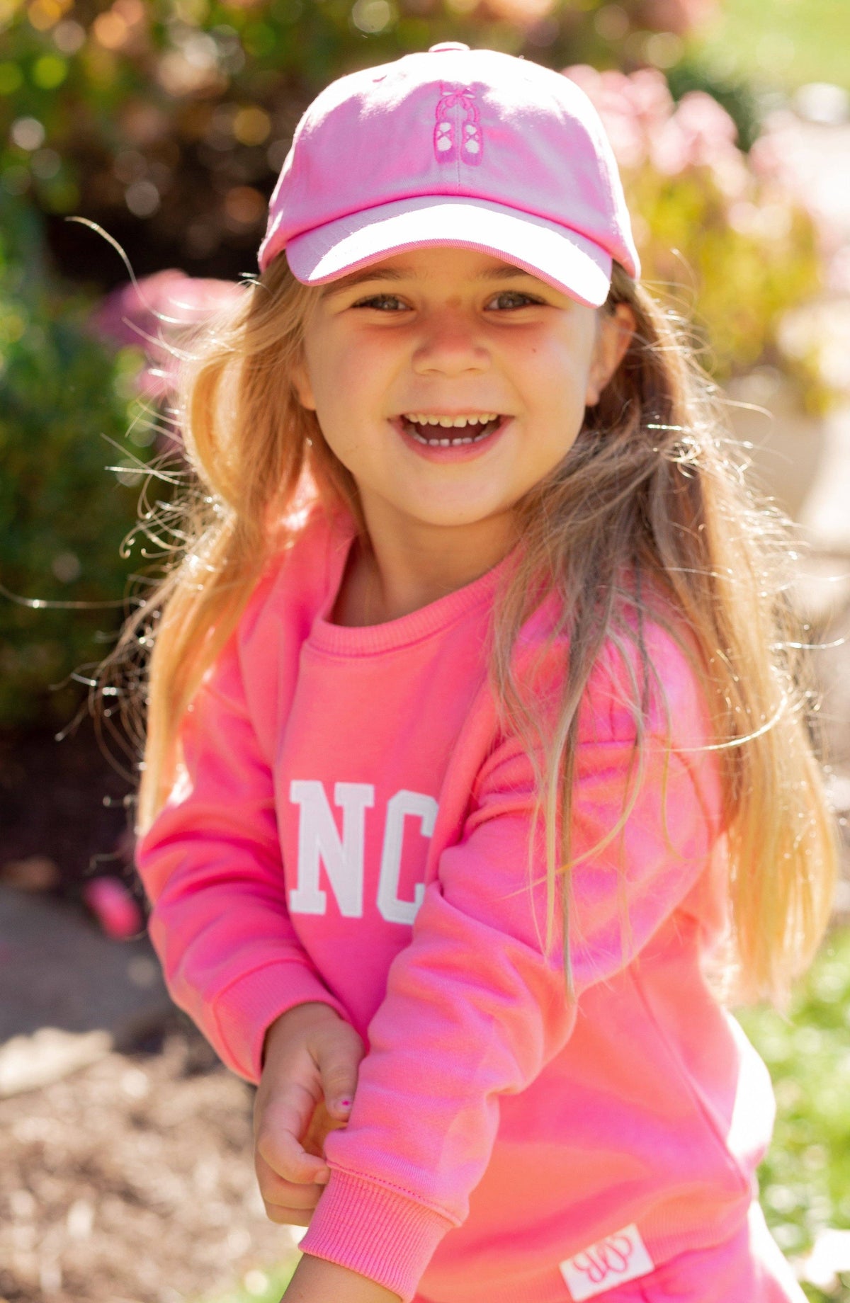 Bits and Bows Ballet Slippers Bow Baseball Hat