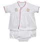Southern Saturday Remember Nguyen Garnet/Black Gamecock Unisex Diaper Set