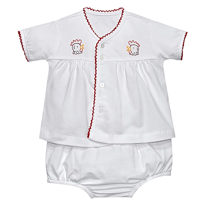 Southern Saturday Remember Nguyen Garnet/Black Gamecock Unisex Diaper Set
