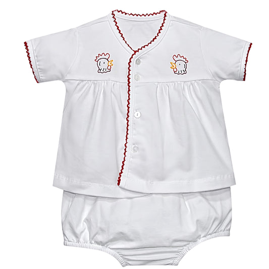 Southern Saturday Remember Nguyen Garnet/Black Gamecock Unisex Diaper Set