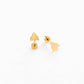 Pip Pop Post Christmas Tree Stud Earrings - Hypoallergenic, Flat Back,