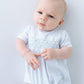 Magnolia Baby Jacob Smocked Bubble - Light Blue