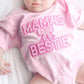 Sweet Wink Mama's Bestie Pearl Patch Short Sleeve Romper--Mother's Day