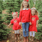 Carson Elizabeth Kids Red Cardigan Sweater