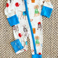 Sweet Bay Clothing Puppy Football Zipper Onesie