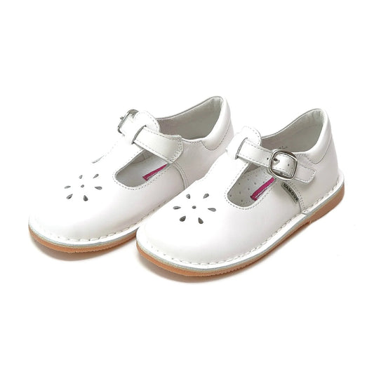 L'Amour Shoes Joy Classic Leather T-Strap Mary Jane