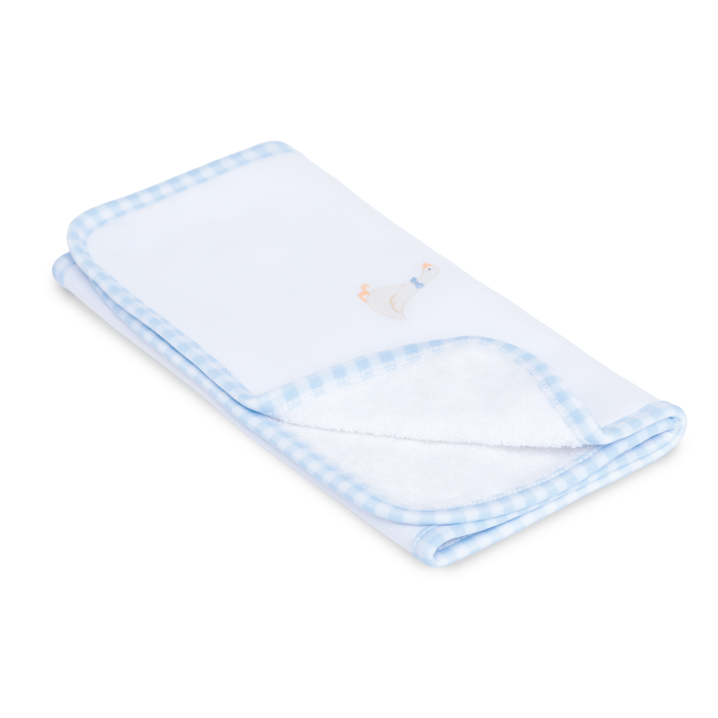 Magnolia Baby Silly Goose Receiving Blanket - Light Blue