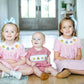 Ruth and Ralph Red Birthday Cakes Smocked Henry Bubble