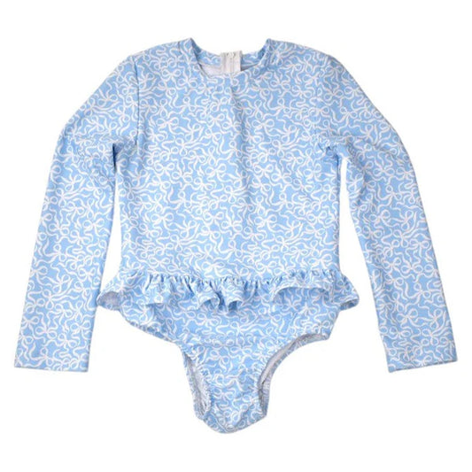 Funtasia Too Rash Guard Swimsuit, Bows