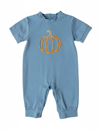 Three Sisters Pumpkin Patch Boys Romper