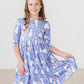 Mila and Rose Hop, Skip & Twirl 3/4 Sleeve Twirl Dress