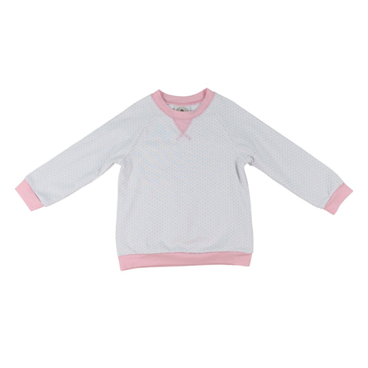 Cypress Row Pink Dot Palmer Pullover