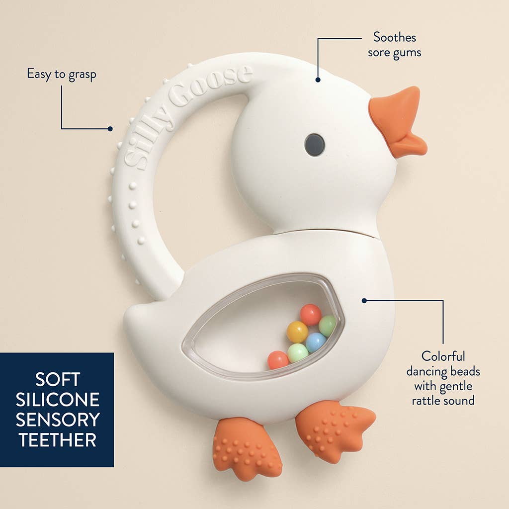 Itzy Ritzy Bitzy Shake™ - Silicone Teether with Rattle