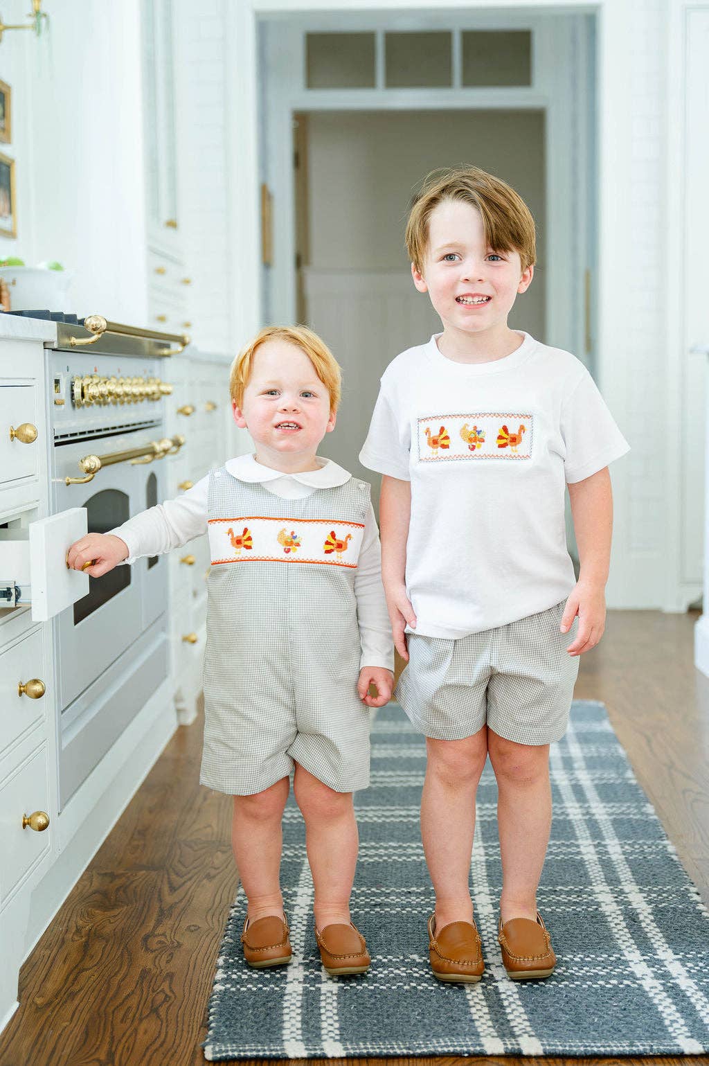 Ruth and Ralph Thanksgiving Smocked Benjamin Jonjon