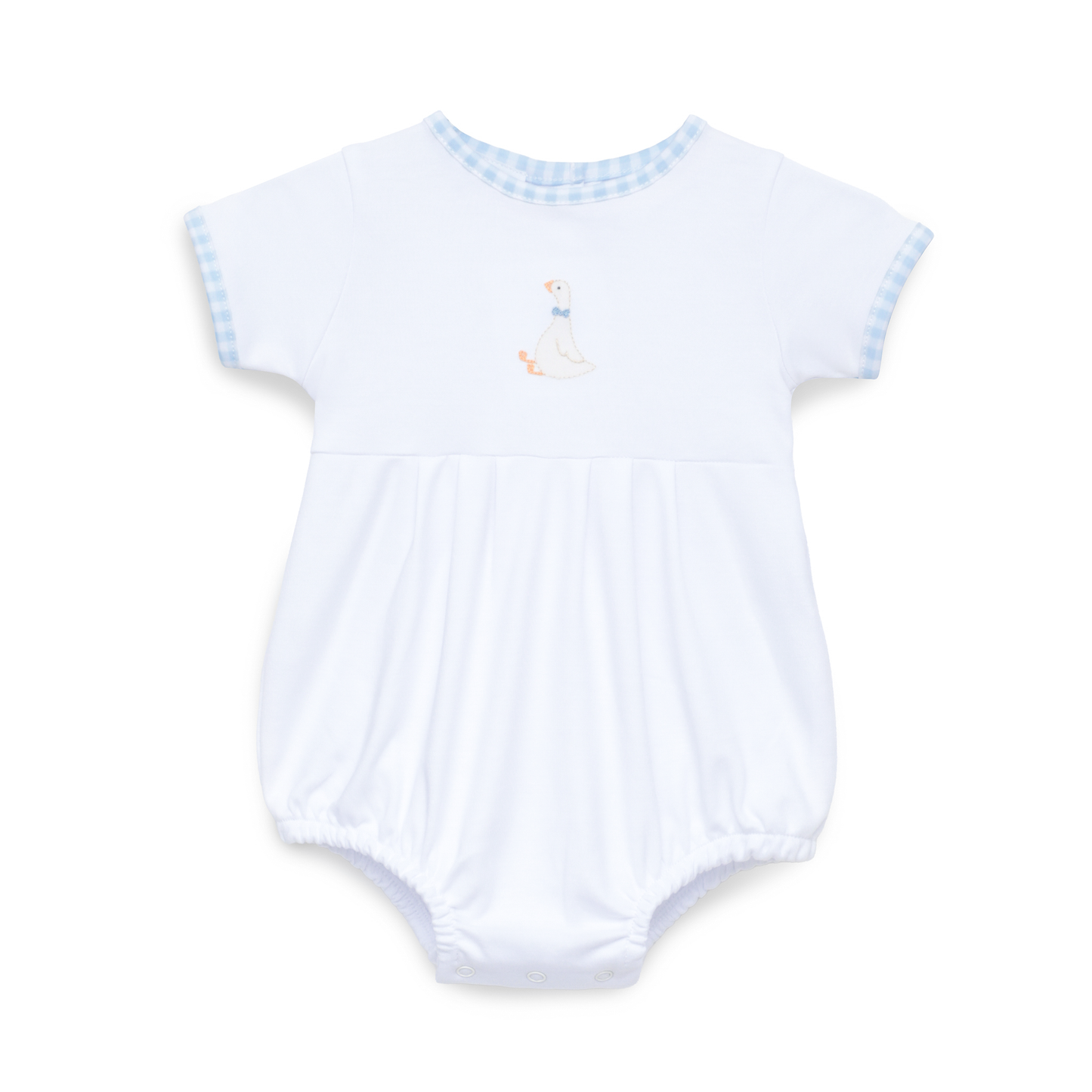 Magnolia Baby Silly Goose Boy Bubble - Light Blue