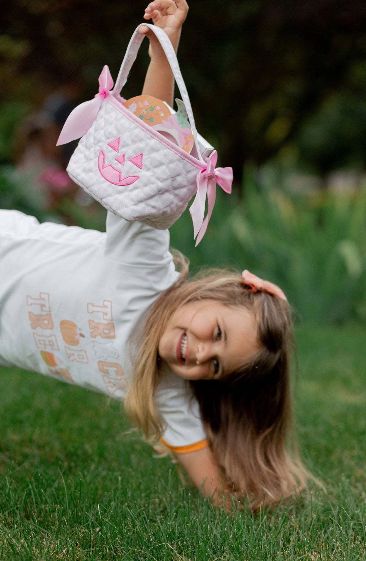 Bits and Bows Petite Pumpkin Tote