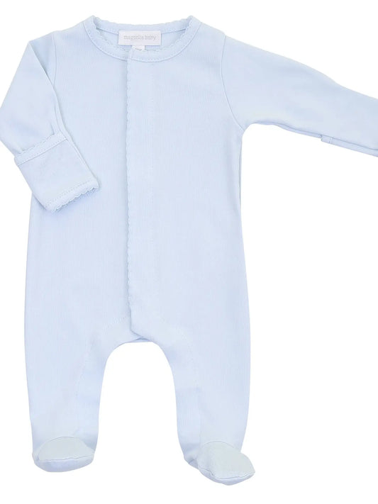 Magnolia Baby Essentials Solid Blue Footie