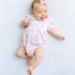 Magnolia Baby Mia's Classics Smocked Short Sleeve Bubble - Pink