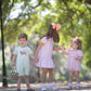 Shrimp and Grits Kids Pumpkin Paws Romper