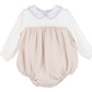 Sophie and Lucas Cuddle Cotton Boy Bubble, White