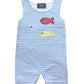 True Fish Appliqued Shortall