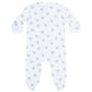 Nellapima Blue Heart Print Zipper Footie