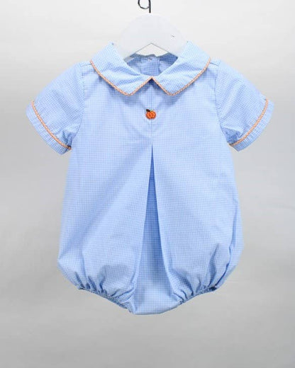 Baby Blessings Cooper Pumpkin Bubble Romper