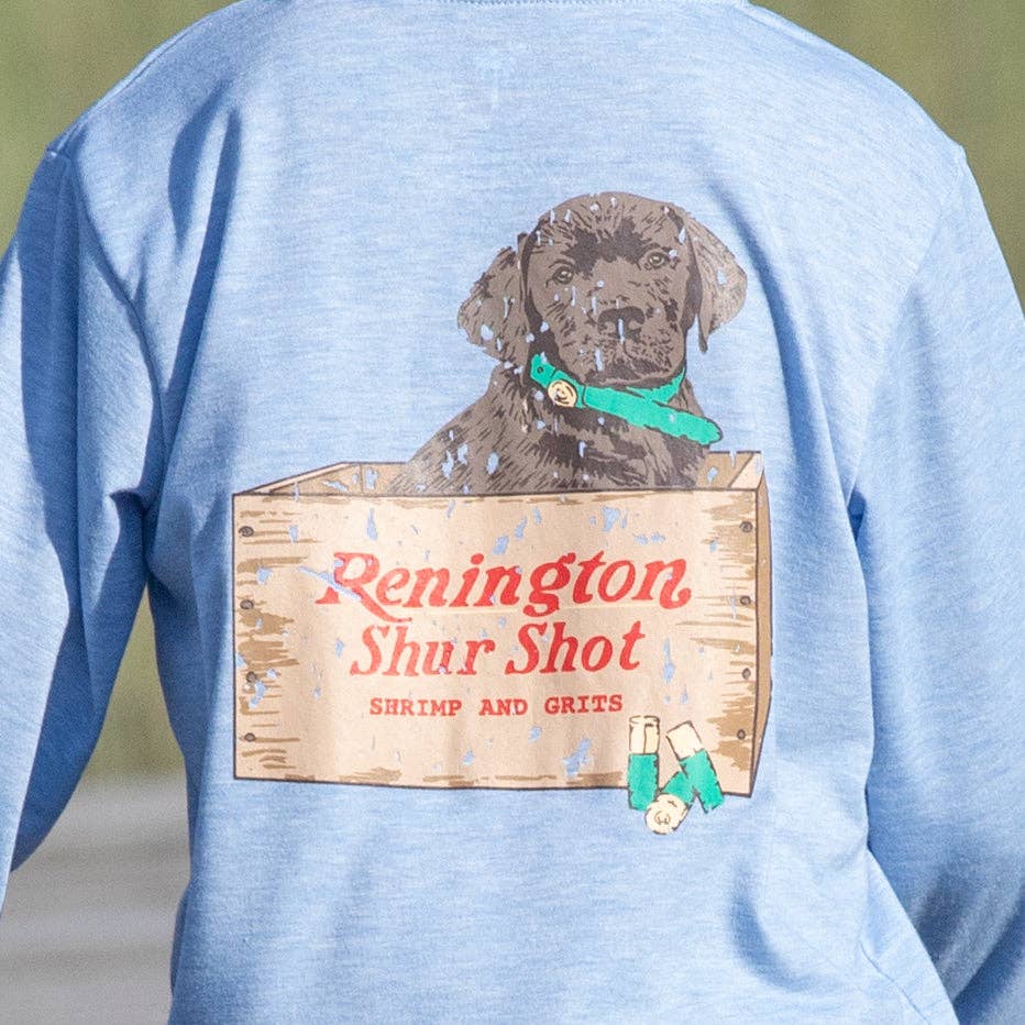Shrimp and Grits Kids Puppy Graphic Tee